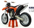 Black-Orange 1:12 Scale Diecast KTM 350 SX-F Motorcycle