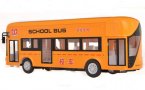 Kid Yellow 1:32 Scale Pull-Back Function Die-Cast School Bus Toy