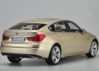 White / Golden / Black 1:18 Diecast BMW 5 Series 535 GT Model