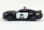 Black 1:38 Scale Kids Police Diecast Ford Mustang GT Toy