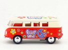 Yellow / Red /Orange /Blue Kids Die-cast 1962 VW T1 Bus Toy