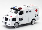 White UN Peacekeeping Kid Diecast VW 9.150 ECE Armour Truck Toy