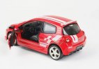 Red / Yellow 1:32 Scale Kids Diecast Renault Clio Toy