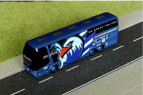 Blue 1:87 Scale Neoplan Skyliner Adler Tour Bus Model