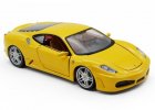 Red / Yellow 1:24 Scale Bburago Diecast Ferrari F430 Model