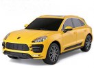 1:24 Scale Red / Yellow Kids Rastar R/C Porsche Macan Turbo Toy