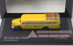 Yellow 1:160 Mini Scale Die-Cast 1950 Mercedes-Benz O6600 Bus