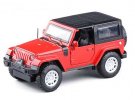 Yellow / Red / White 1:32 Scale Kids Diecast Jeep Wrangler Toy