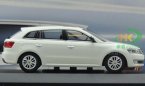 White / Blue 1:43 Scale 2013 Diecast VW Gran Lavida Model
