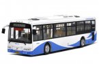 White 1:43 Scale Die-Cast Sunwin ShangHai City Bus Model