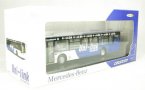 1:76 Scale White-Blue Mercedes Benz Citaro City Bus Model