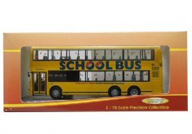 1:76 Yellow Creative Master Northcord Double-deck School Bus