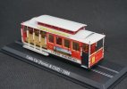 Red 1:87 Scale Atlas Cable Car Ferries Cliff 1888 Tram Model