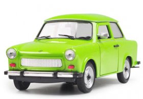 Green 1:24 Scale Welly Diecast Trabant 601 Model