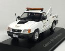 White 1:43 Scale IXO Diecast Chevrolet S10 Pickup Truck Model