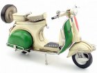 Vintage 1:6 Colorful Painting Tinplate Vespa Scooter Model