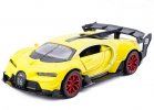 Red / Yellow / Blue Kids 1:32 Diecast Bugatti GT Toy