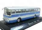 Blue-Silver 1:72 Scale Atlas Diecast Ikarus 556 Bus Model