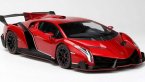 Red / Gray 1:18 Scale Kyosho Diecast Lamborghini Veneno