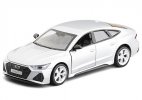 Kids Black / Red / Silver 1:35 Scale Diecast Audi RS7 Car Toy