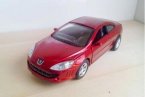 Red / Silver 1:32 NewRay Diecast PEUGEOT 407 COUPE Toy