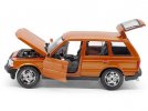 Silver / Orange 1:24 Scale Bburago Diecast Range Rover Model