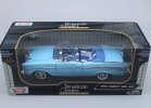 Blue 1:18 MotorMax Diecast 1957 Chevrolet Bel Air Model