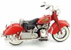 Red/ Black Tinplate 1:6 Vintage 1951 Indian Motorcycle Model