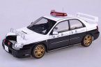 White 1:18 AutoArt Police Car Subaru IMPREZA WRX STI Model