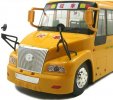 Full Function Large Scale Yellow RC Chinese Style School Bus Toy