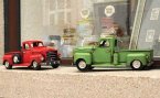 Tinplate Medium Scale Red / Green Vintage Pickup Truck Model