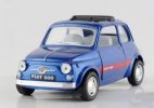 1:36 Red / Blue / Sky Blue / Black Kids Diecast FIAT 500 Toy