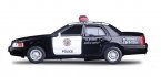 Kids Black / White Police Theme Diecast Ford Crown Victoria Toy