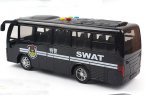 Black Kids Plastic SWAT Police Coach Bus Toy