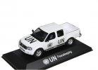 White 1:43 U.N. Liberia Peacekeeping Die-Cast 2007 Nissan Pickup