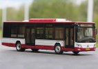 1:43 Scale Red Beijing NO.671 Diecast Foton AUV City Bus Model