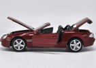 1:18 Wine Red Maisto Diecast Mercedes-Benz SL-Class Model