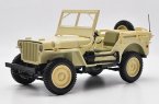 NOREV 1:18 Scale Creamy White Diecast 1924 Willys SUV Model
