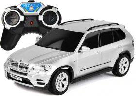 Kids 1:24 Scale Black / Silver Full Functions R/C BMW X5 Toy