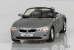 Blue / Gray 1:24 Scale Welly Diecast BMW Z4 Model