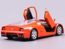 Orange / Black 1:24 Diecast VW NAROD W12 SHOW CAR Model