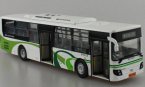 1:50 Scale White NO.13 Diecast Daewoo ShangHai City Bus Model