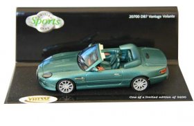 Green 1:43 Scale Diecast Aston Martin DB7 VANTAGE Model