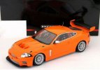 Orange 1:18 Scale Minichamps Diecast Jaguar XKR GT3 Model