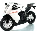 1:12 Scale White / Orange Diecast KTM 1190 RC8R Motorcycle