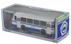 Blue-White 1:43 Scale Die-Cast Soviet Union City Bus Model