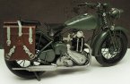Army Green Medium Scale Handmade Harley Davidson Motorcycle