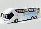 Valencia CF Painting White Kids Diecast Coach Bus Toy