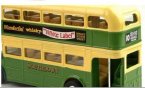 1:43 Scale Light Green Kids London Double Decker Bus Toy