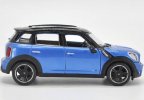 1:24 Silver / Brown / Blue Diecast Mini Cooper Countryman Model